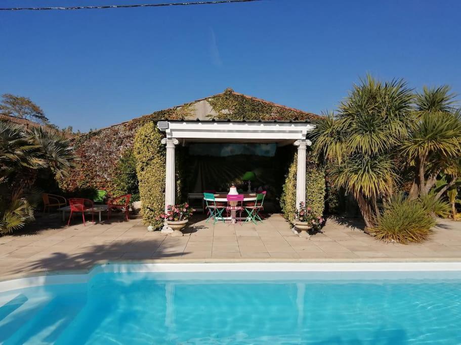 Villa Grand Communal, Piscine, 18Km De Bordeaux Ludon-Médoc Exteriör bild